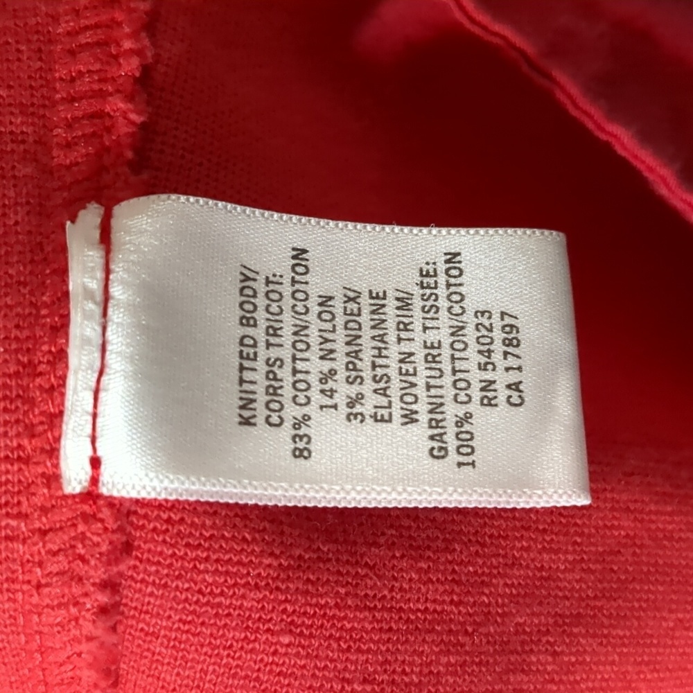 Banana Republic Cotton red midi Dress women's size 6 - Picture 4 of 11